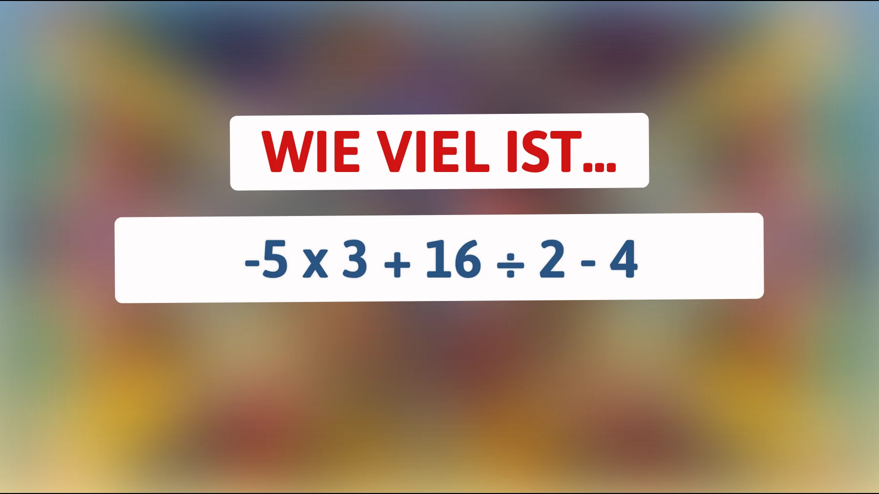 Nur 1 % aller Menschen können dieses mathematische Rätsel lösen – gehörst du dazu? Finde die Antwort jetzt heraus!"
