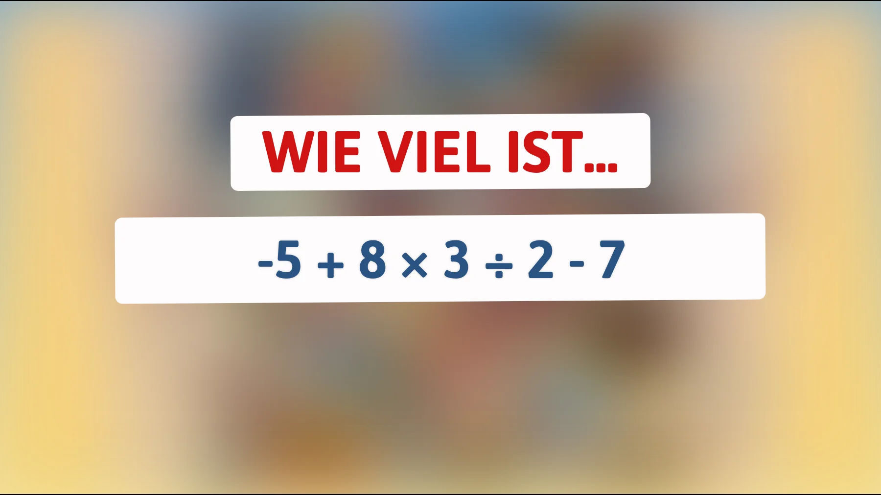 Nur wahre Genies lösen dieses Mathe-Rätsel: Kannst du die richtige Antwort finden?"