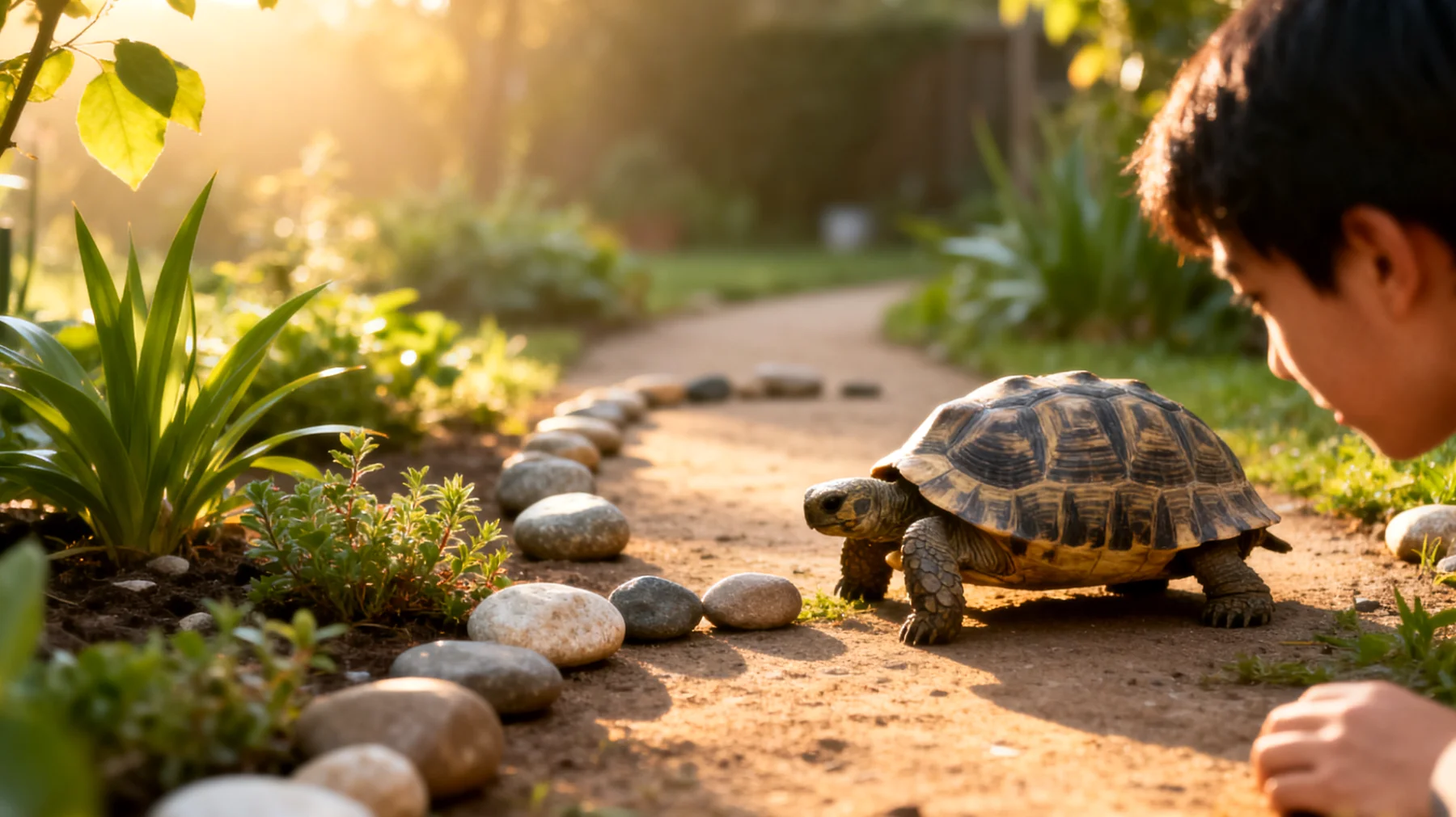 Schildkröten im Garten benötigen spezielle Trainings- und Verhaltensübungen, die ihrer natürlichen Lebensweise entsprechen und ihr Orientierungsvermögen sowie ihre Aktivität fördern"